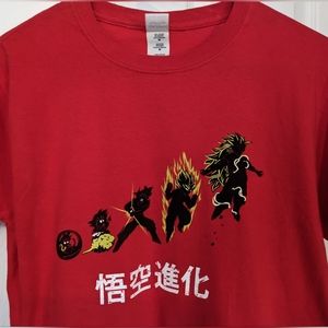 EUC Dragon Ball Goku Evolution t-shirt Men's Medium